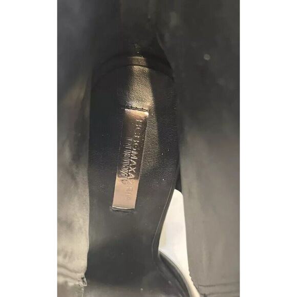 BCBG Runway Black Metal Toes woman shoes size 10 - Picture 10 of 12